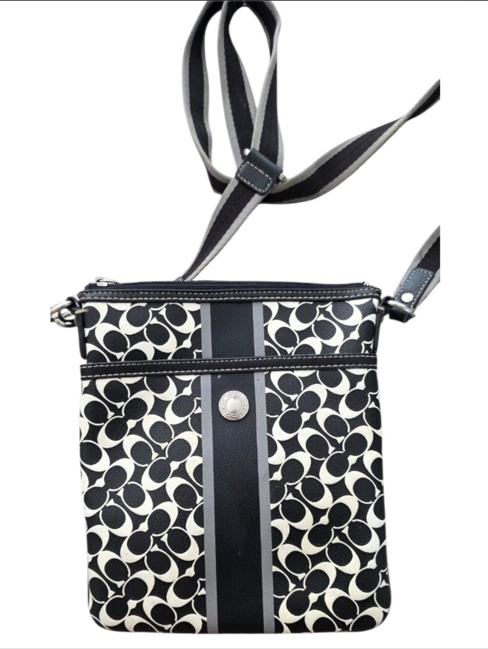 Coach Chelsea Heritage Stripe Crossbody Bag